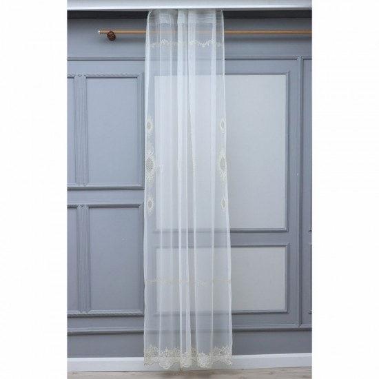 Hanabi 140x260 cm Wholesale Tulle Curtain Living and Bedroom Curtains 3 Models 100% Polyester