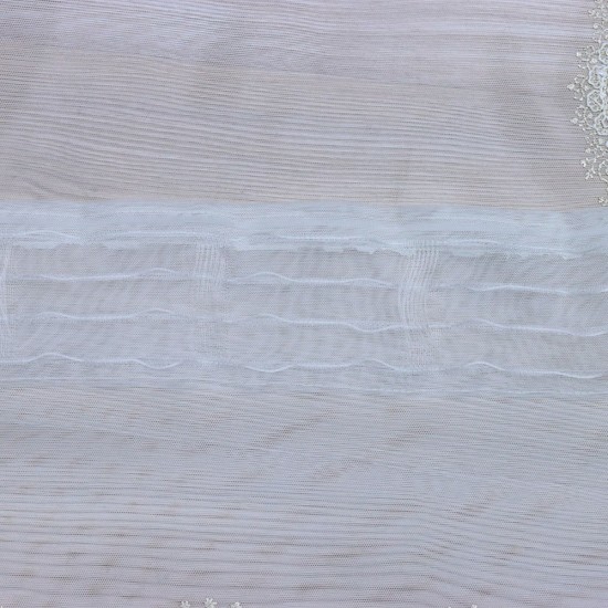 Hanabi 140x260 cm Wholesale Rustic Sewn Tulle Curtain Living and Bedroom Curtains 3 Models 100% Polyester