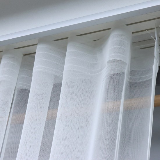 Hilda 140x260 cm Wholesale Tulle Curtain Living and Bedroom Curtains 3 Models 100% Polyester