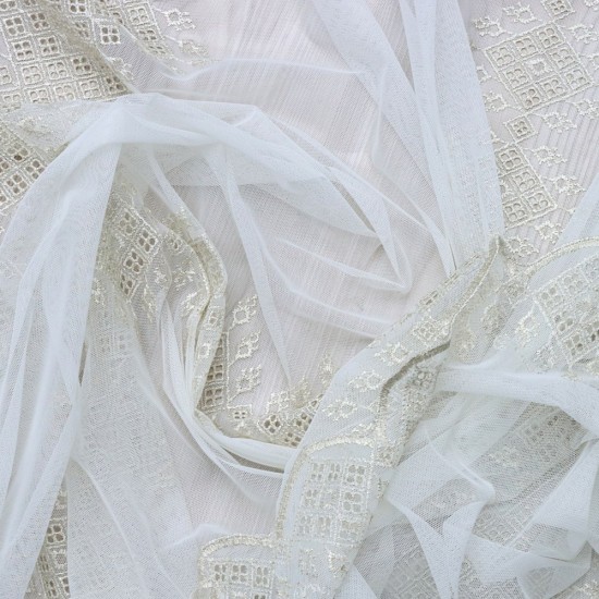 Hilda 140x260 cm Wholesale Tulle Curtain Living and Bedroom Curtains 3 Models 100% Polyester