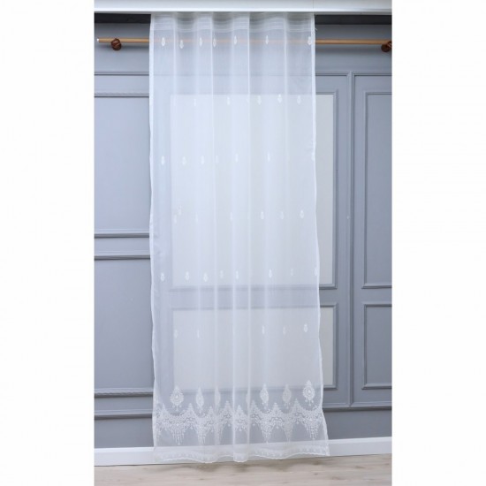 Hylos 140x260 cm Wholesale Tulle Curtain Living and Bedroom Curtains 3 Models 100% Polyester