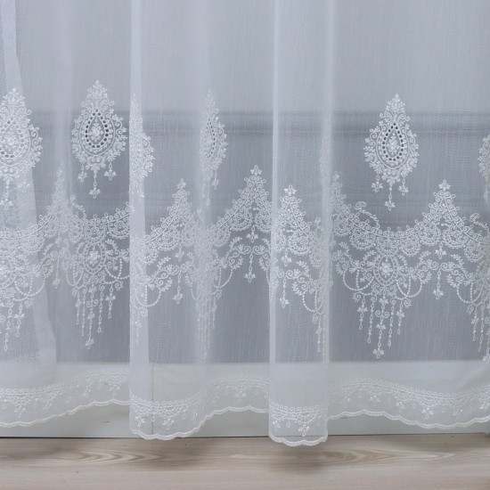 Hylos 140x260 cm Wholesale Tulle Curtain Living and Bedroom Curtains 3 Models 100% Polyester