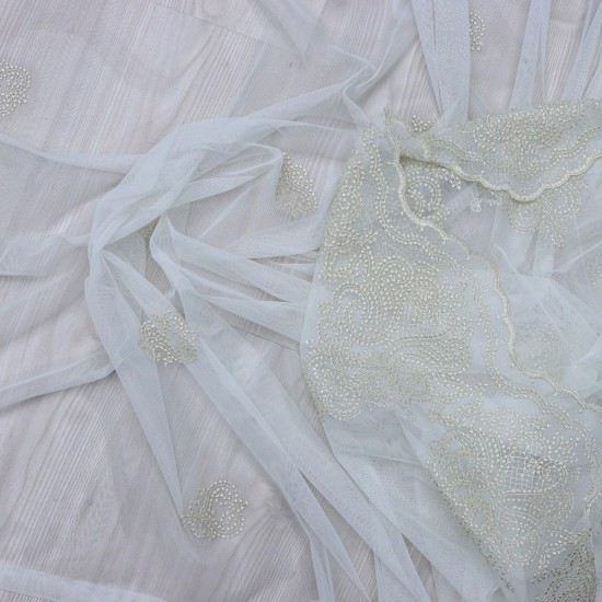 Jawhead 140x260 cm Wholesale Rustic Sewn Tulle Curtain Living and Bedroom Curtains 3 Models 100% Polyester