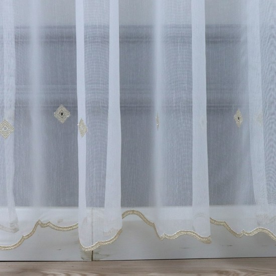 Kadita 140x260 cm Wholesale Tulle Curtain Living and Bedroom Curtains 3 Models 100% Polyester