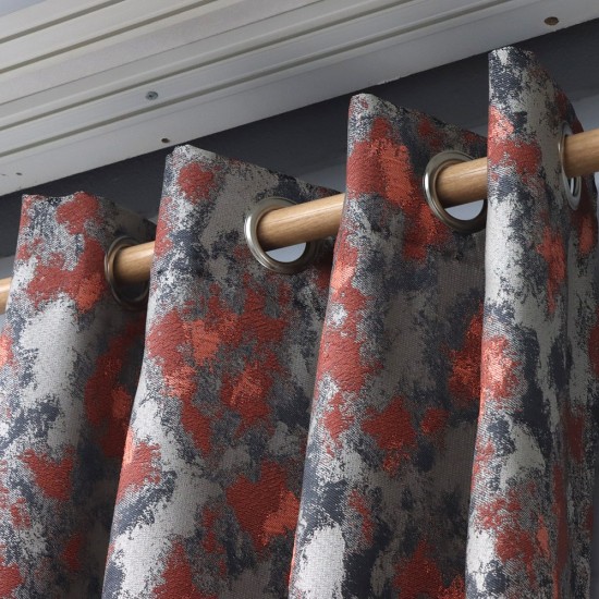 Kamufle 140x260 cm Wholesale Rustic Sewn Background Curtain Living and Bedroom Curtains 10 Models 100% Polyester