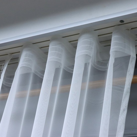 Layla 140x260 cm Wholesale Tulle Curtain Living and Bedroom Curtains 3 Models 100% Polyester