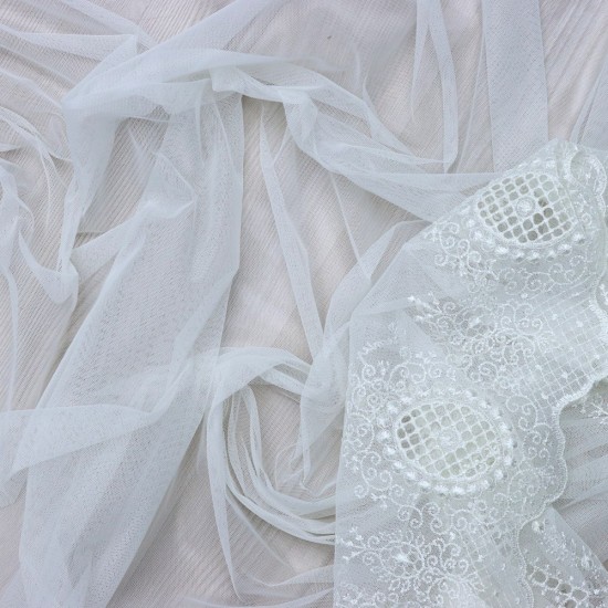 Layla 140x260 cm Wholesale Tulle Curtain Living and Bedroom Curtains 3 Models 100% Polyester