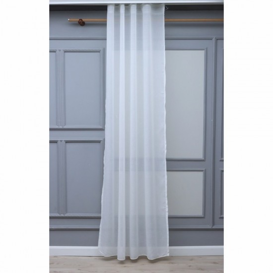 Linen 140x260 cm Wholesale Tulle Curtain Living and Bedroom Curtains 3 Models 100% Polyester