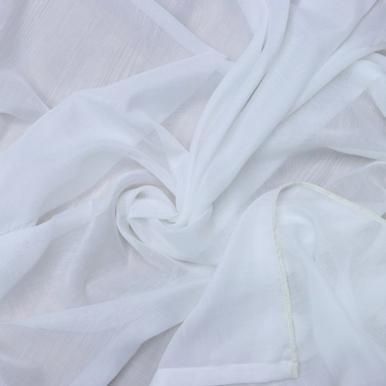 Linen 140x260 cm Wholesale Tulle Curtain Living and Bedroom Curtains 3 Models 100% Polyester