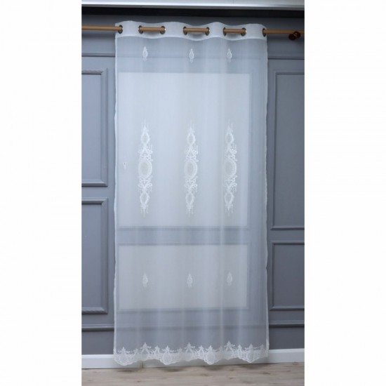Lunox 140x260 cm Wholesale Rustic Sewn Tulle Curtain Living and Bedroom Curtains 3 Models 100% Polyester