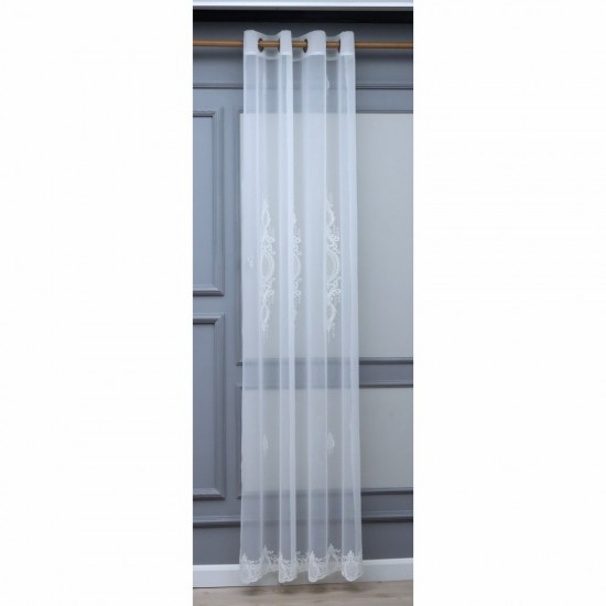 Lunox 140x260 cm Wholesale Rustic Sewn Tulle Curtain Living and Bedroom Curtains 3 Models 100% Polyester