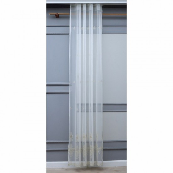 Nana 140x260 cm Wholesale Tulle Curtain Living and Bedroom Curtains 3 Models 100% Polyester