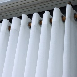 Neva 140x260 cm Wholesale Rustic Sewn Tulle Curtain Living and Bedroom Curtains 5 Models 100% Polyester