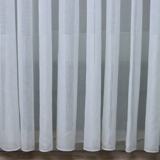 Neva 140x260 cm Wholesale Rustic Sewn Tulle Curtain Living and Bedroom Curtains 5 Models 100% Polyester