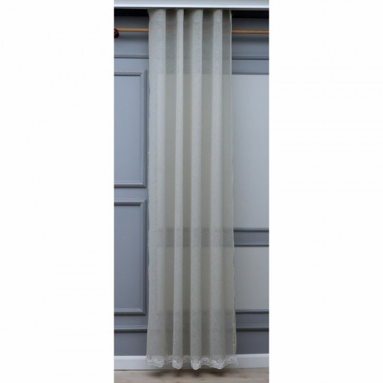 Odette 140x260 cm Wholesale Tulle Curtain Living and Bedroom Curtains 3 Models 100% Polyester