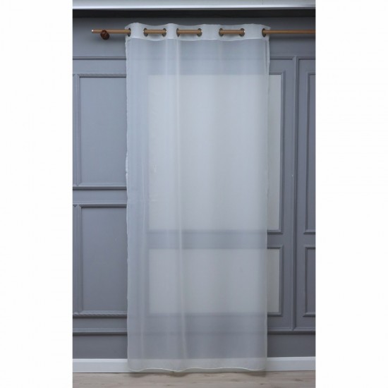 Rainbow 140x260 cm Wholesale Rustic Sewn Tulle Curtain Living and Bedroom Curtains 6 Models 100% Polyester