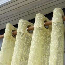 Wizzy 140x260 cm Wholesale Rustic Sewn Tulle Curtain Living and Bedroom Curtains 14 Models 100% Polyester