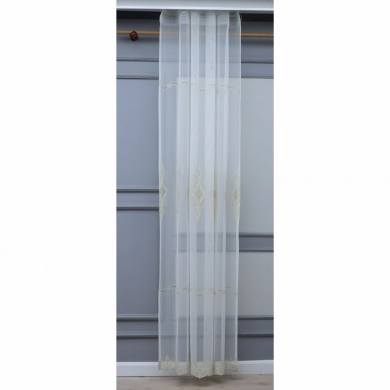 Roger 140x260 cm Wholesale Tulle Curtain Living and Bedroom Curtains 3 Models 100% Polyester