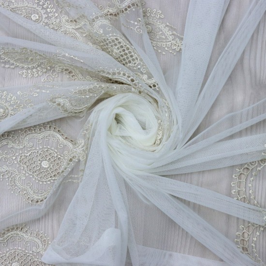 Roger 140x260 cm Wholesale Tulle Curtain Living and Bedroom Curtains 3 Models 100% Polyester