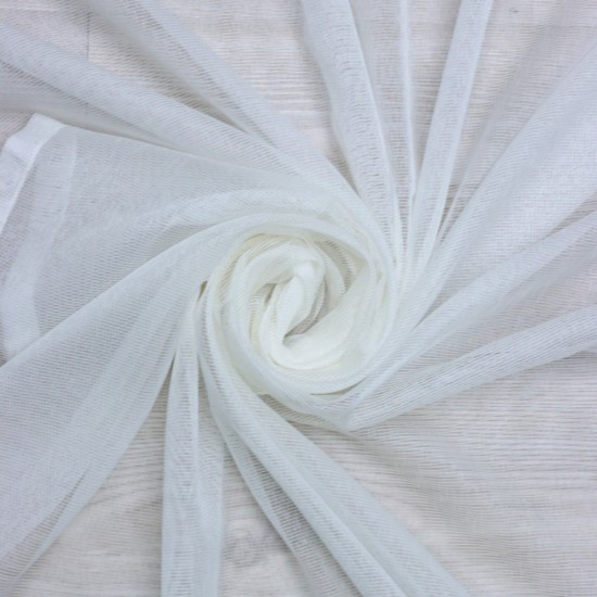 Serussa 140x260 cm Wholesale Rustic Sewn Tulle Curtain Living and Bedroom Curtains 3 Models 100% Polyester