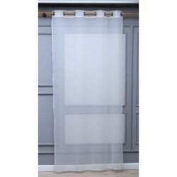 Violet 140x260 cm Wholesale Rustic Sewn Tulle Curtain Living and Bedroom Curtains 2 Models 100% Polyester