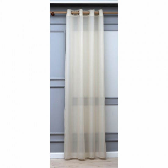 Wuaw 140x260 cm Wholesale Rustic Sewn Tulle Curtain Living and Bedroom Curtains 5 Models 100% Polyester