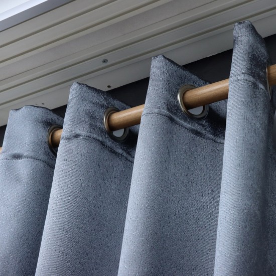 Plüton 140x260 cm Wholesale Rustic Sewn Background Curtain Living and Bedroom Curtains 4 Models 100% Polyester