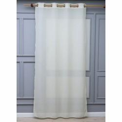 Robert 140x260 cm Wholesale Rustic Sewn Tulle Curtain Living and Bedroom Curtains 4 Models 100% Polyester