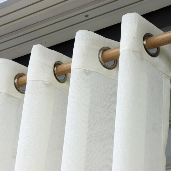 Robert 140x260 cm Wholesale Rustic Sewn Tulle Curtain Living and Bedroom Curtains 4 Models 100% Polyester