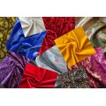 Velvet Woven And Knitted Background Curtain Fabrics