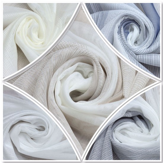 Lace V--33 Wholesale Linen Tulle Curtain Fabrics Living Room and Bedroom Curtains 5 Models 100% Polyester