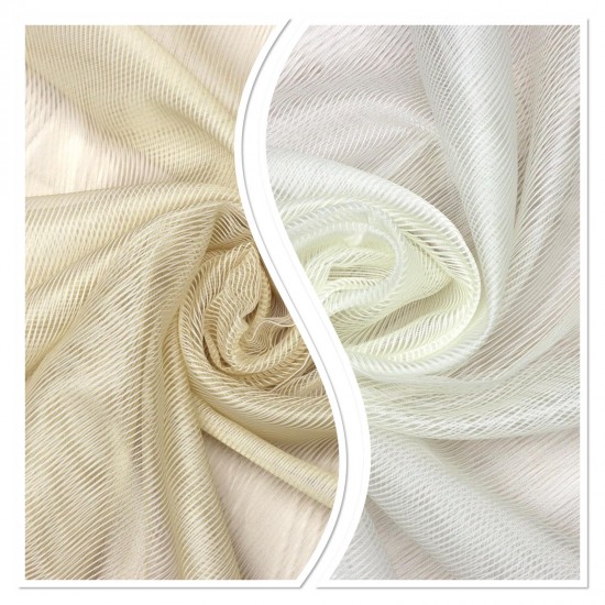 110680 V--2 Wholesale Transparent Tulle Curtain Fabrics Living Room and Bedroom Curtains 2 Models 100% Polyester