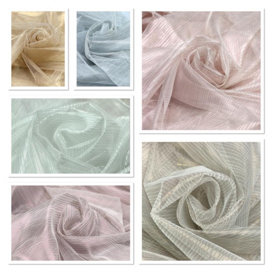Elon V--1 Wholesale Transparent Tulle Curtain Fabrics Living Room and Bedroom Curtains 6 Models 100% Polyester