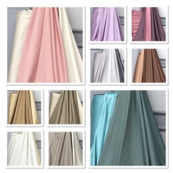 Alyssa V-2105 Wholesale Satin Woven Background Curtain Fabrics Living Room and Bedroom Curtains 10 Models 100% Polyester