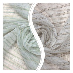 Surtr V-3 Wholesale Transparent Tulle Curtain Fabrics Living Room and Bedroom Curtains 2 Models 100% Polyester