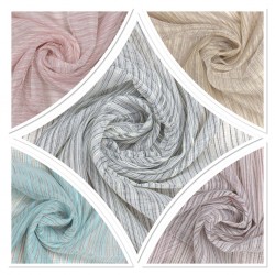 Loth V--1 Wholesale Striped Transparent Tulle Curtain Fabrics Living Room and Bedroom Curtains 5 Models 100% Polyester