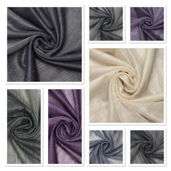 Gregory V--5 Wholesale Transparent Tulle Curtain Fabrics Living Room and Bedroom Curtains 8 Models 100% Polyester