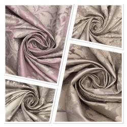60091 V-2001 Wholesale Dobby Woven Background Curtain Fabrics Living Room and Bedroom Curtains 4 Models 100% Polyester