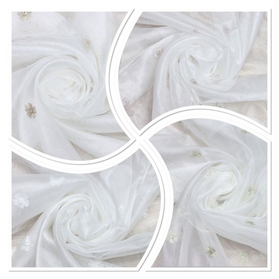 Florensiya V--2 Wholesale Embroidered  Brode Tulle Curtain Fabrics Living Room and Bedroom Curtains 4 Models 100% Polyester