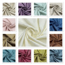 Foça V--32 Wholesale Jacquard Background Curtain Fabrics Living Room and Bedroom Curtains 21 Models 100% Polyester