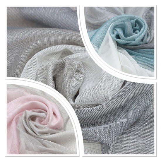 Osaka V--14 Wholesale Transparent Tulle Curtain Fabrics Living Room and Bedroom Curtains 3 Models 100% Polyester