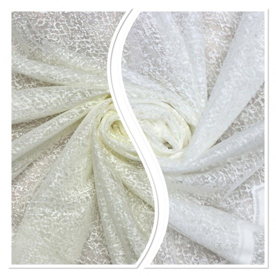 Klaus V--1 Wholesale Raschel Plain Knitted Tulle Curtain Fabrics Living Room and Bedroom Curtains 2 Models 100% Polyester