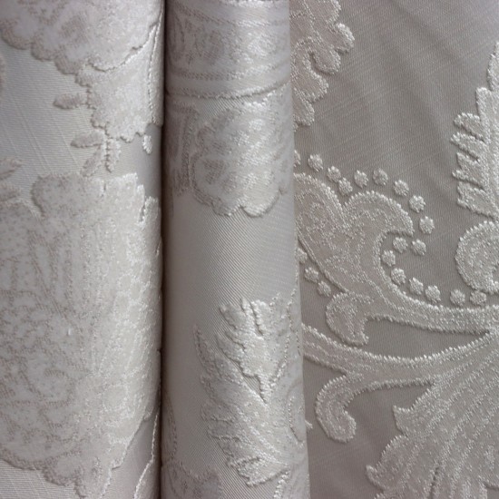 110940 V-1 Wholesale Jacquard Background Curtain Fabrics Living Room and Bedroom Curtains 3 Models 100% Polyester