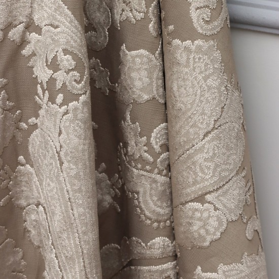 110970 V-1 Wholesale Jacquard Background Curtain Fabrics Living Room and Bedroom Curtains 3 Models 100% Polyester
