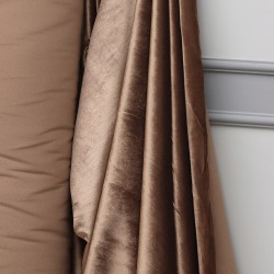 Cenova V-2692 Wholesale Micro Velvet Plain Weave Background Curtain Fabrics Living Room and Bedroom Curtains 30 Models 100% Polyester