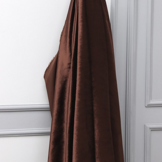 Cenova V-2757 Wholesale Micro Velvet Plain Weave Background Curtain Fabrics Living Room and Bedroom Curtains 30 Models 100% Polyester