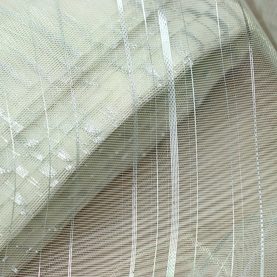 Action V--1 Wholesale Striped Tulle Curtain Fabrics Living Room and Bedroom Curtains 6 Models 100% Polyester