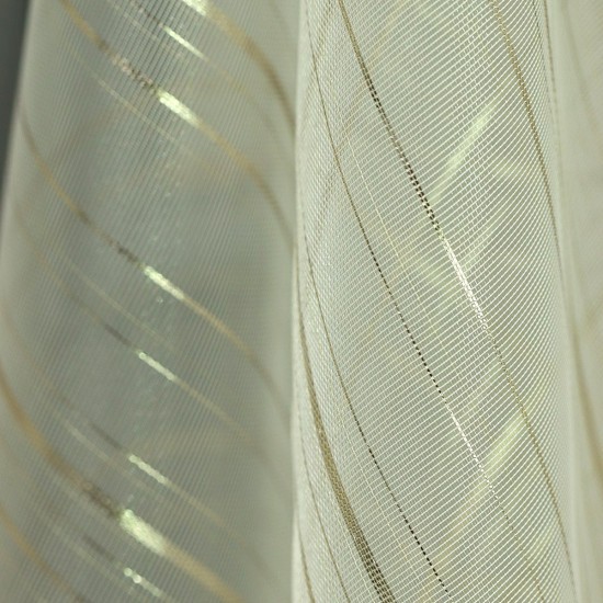 Action V-10 Wholesale Striped Tulle Curtain Fabrics Living Room and Bedroom Curtains 6 Models 100% Polyester