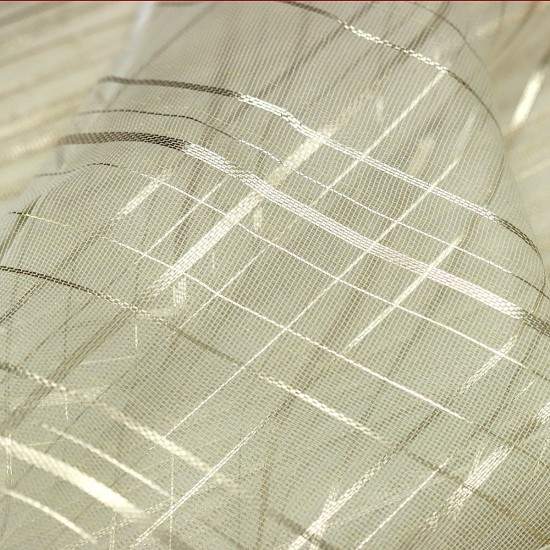 Action V-10 Wholesale Striped Tulle Curtain Fabrics Living Room and Bedroom Curtains 6 Models 100% Polyester