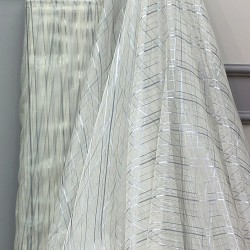 Action V-2 Wholesale Striped Tulle Curtain Fabrics Living Room and Bedroom Curtains 6 Models 100% Polyester